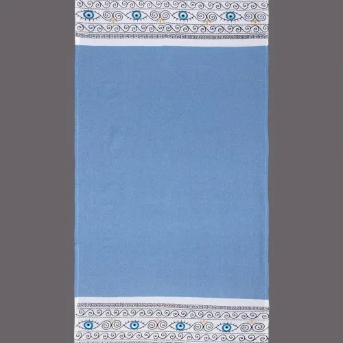 Pestemal nkp554 (90cm x 180cm) σιέλ
