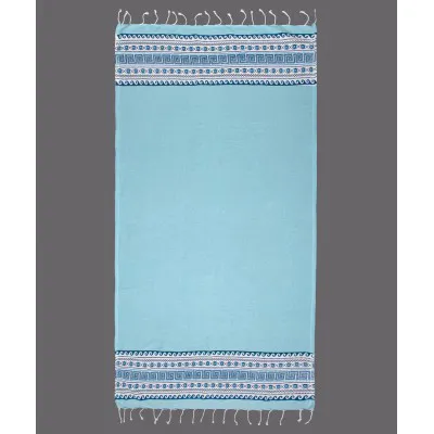 Pestemal nkp555 (90cm x 180cm) σιέλ