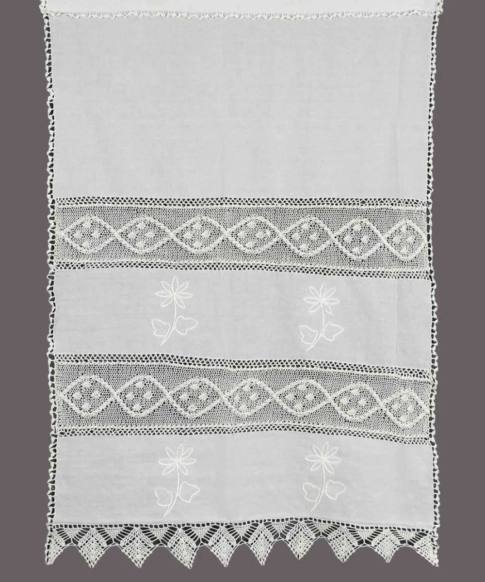 κουρτίνα NT1-2 (140cm x 260cm) λευκό με τούνελ