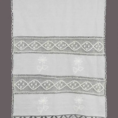 κουρτίνα NT1-2 (90cm x 130cm) λευκό με τούνελ