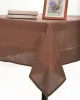 τραπεζομάντηλα nx031 (160cm x 220cm) σκούρο καφέ