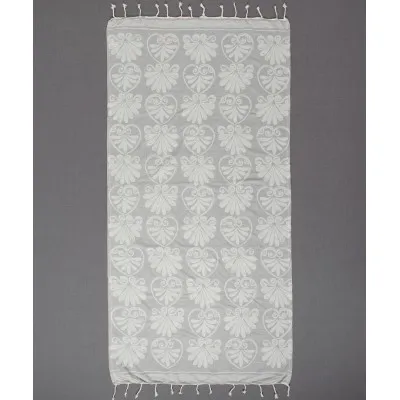 Pestemal sf07 (90cm x 180cm) ανοιχτό γκρί