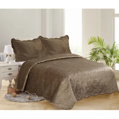 ΚΟΥΒΕΡΛΙ SUPERSOFT ΛΑΧΟΥΡΙ (220cm x 240cm   2 x 50cm x 70cm ) smoke
