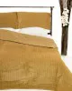 ΚΟΥΒΕΡΛΙ σετ (220cm x 240cm   2 x 50cm x 70cm) VELVET χρυσό