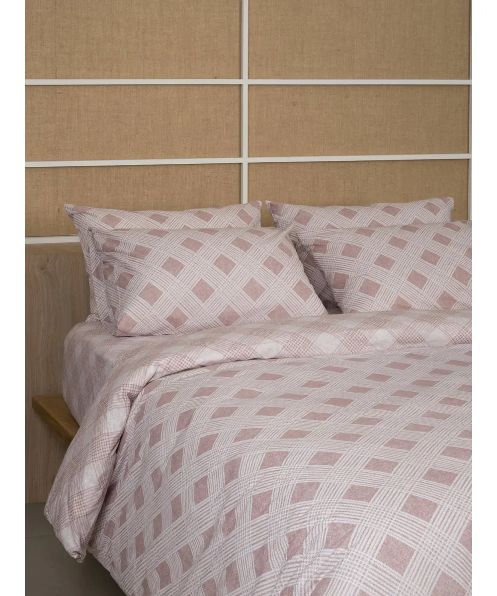 Παπλωματοθήκη Cotton Feelings 2072 Rose Διπλή (200x250)