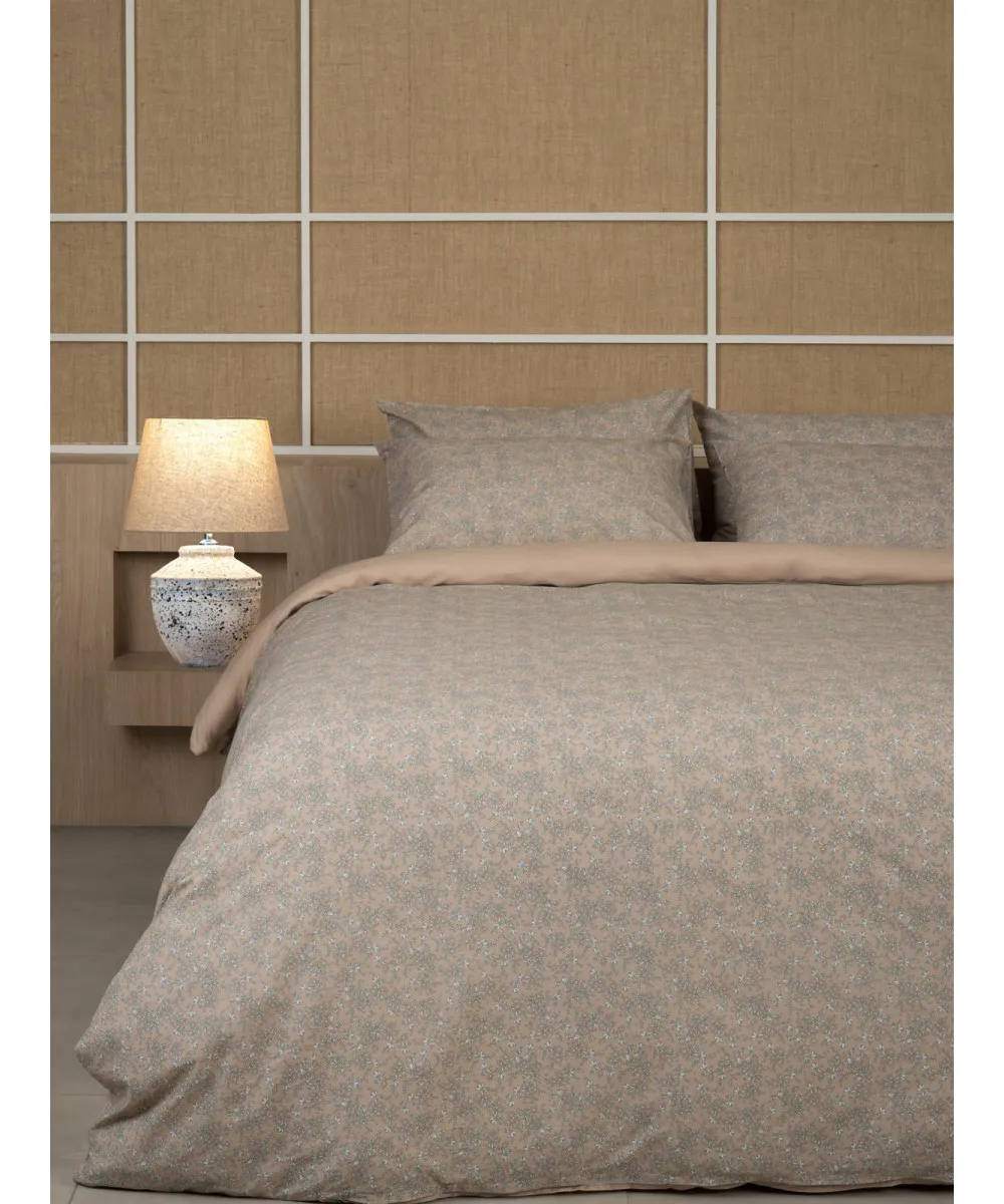 Παπλωματοθήκη Cotton Feelings 928 Beige Υπέρδιπλη (230x250)