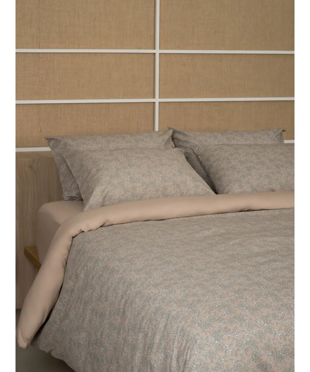 Παπλωματοθήκη Cotton Feelings 928 Beige Υπέρδιπλη (230x250)