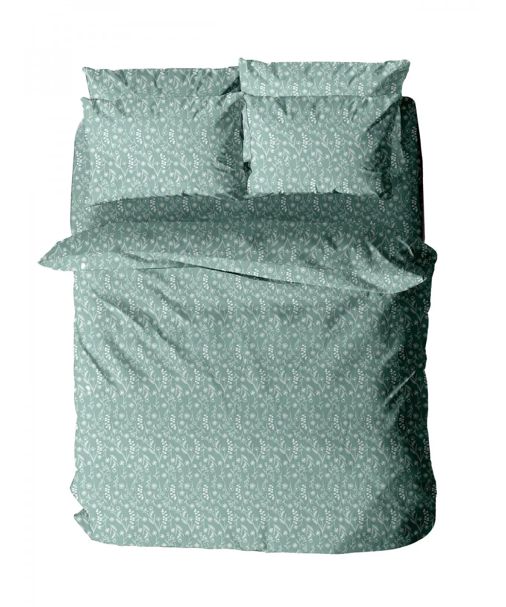 Παπλωματοθήκη Menta Εμπριμέ 420 Aqua Μονή (170x250)
