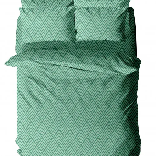 Παπλωματοθήκη Menta Εμπριμέ 500 Aqua Μονή (170x250)