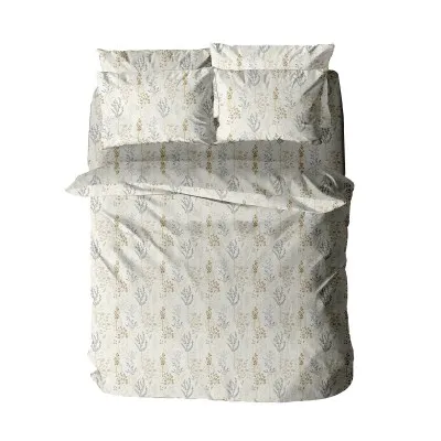 Παπλωματοθήκη Menta Εμπριμέ 400 Beige Μονή (170x250)