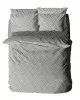Παπλωματοθήκη Menta Εμπριμέ 500 Grey Μονή (170x250)