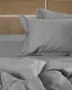 Παπλωματοθήκη Βαμβακοσατέν Omnia Grey Υπέρδιπλη (220x240)