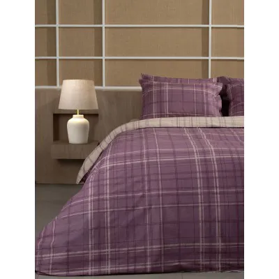 Παπλωματοθήκη Cotton Feelings 2066 Mauve Μονή (170x250)