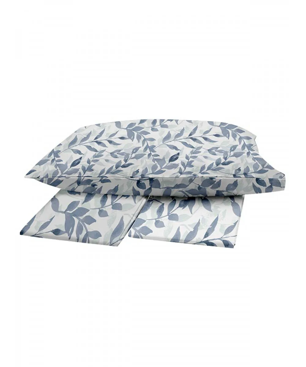 Παπλωματοθήκη Menta Εμπριμέ 050 Blue Μονή (170x250)