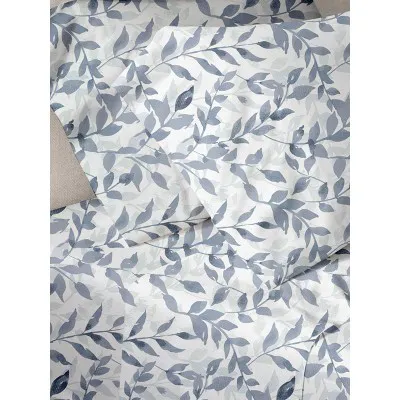 Παπλωματοθήκη Menta Εμπριμέ 050 Blue Μονή (170x250)