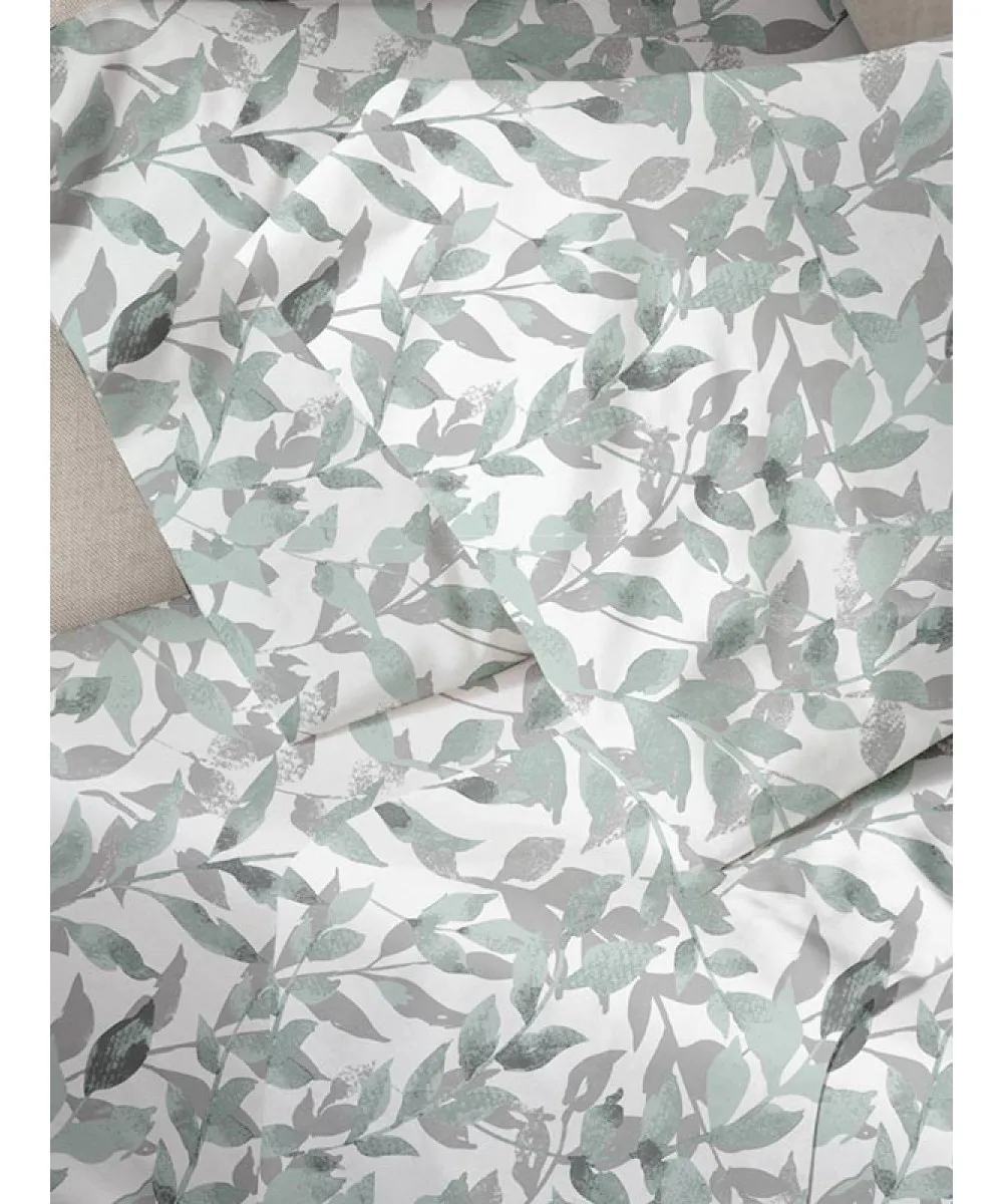 Παπλωματοθήκη Menta Εμπριμέ 050 Grey Μονή (170x250)
