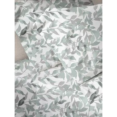 Παπλωματοθήκη Menta Εμπριμέ 050 Grey Μονή (170x250)