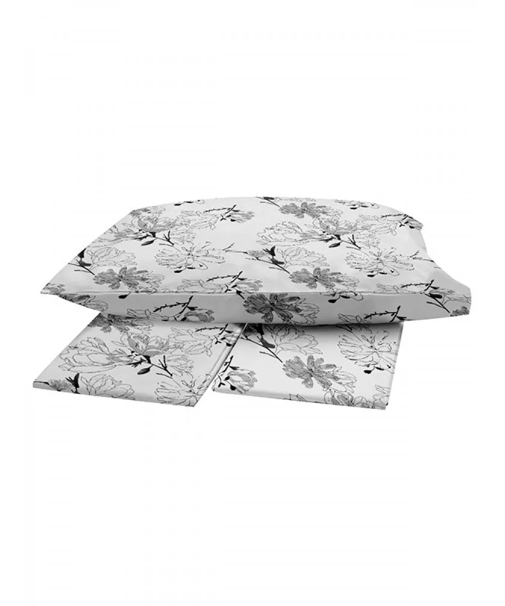 Παπλωματοθήκη Menta Εμπριμέ 070 Grey Μονή (170x250)