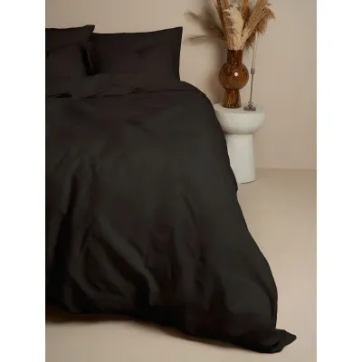 Παπλωματοθήκη Cotton Feelings 111 Black Διπλή (200x250)
