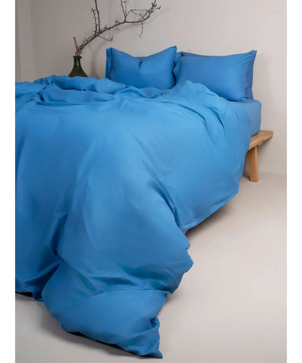 Παπλωματοθήκη Cotton Feelings 104 Blue Διπλή (200x250)