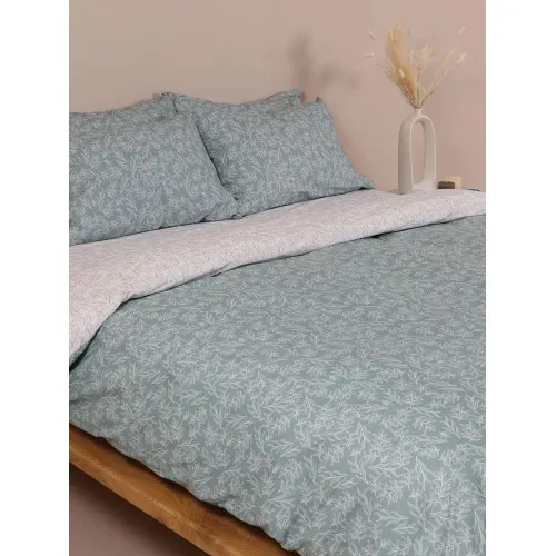 Παπλωματοθήκη Cotton Feelings 2052 Aqua Διπλή (200×250)