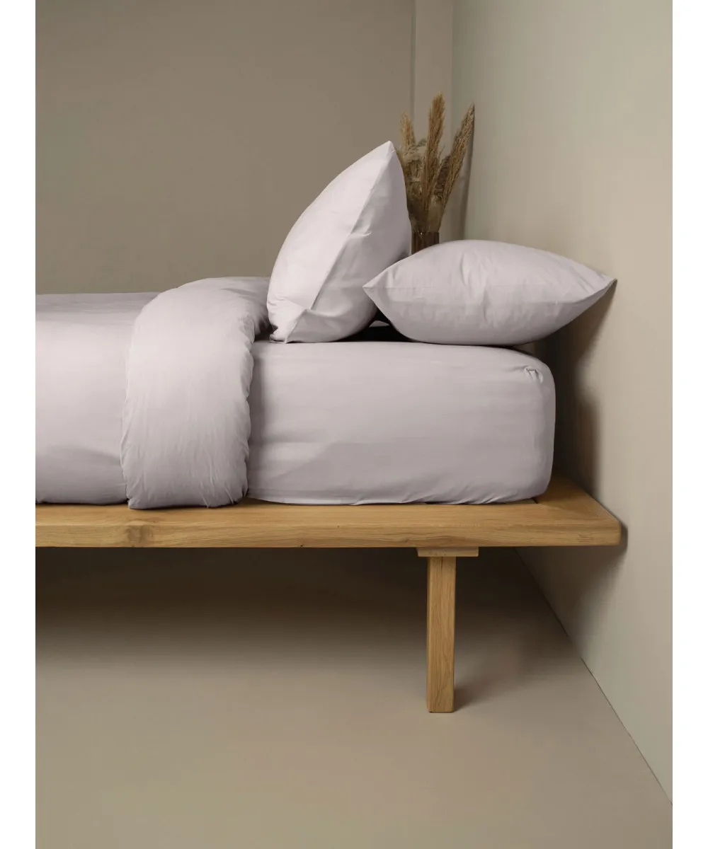 Παπλωματοθήκη Cotton Feelings 106 Light Grey Διπλή (200x250)