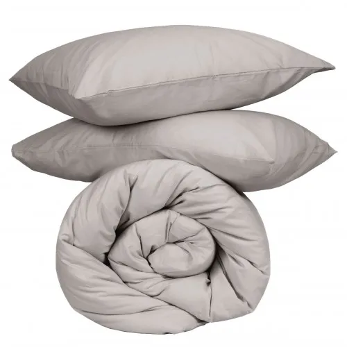 Παπλωματοθήκη Cotton Feelings 106 Light Grey Διπλή (200x250)