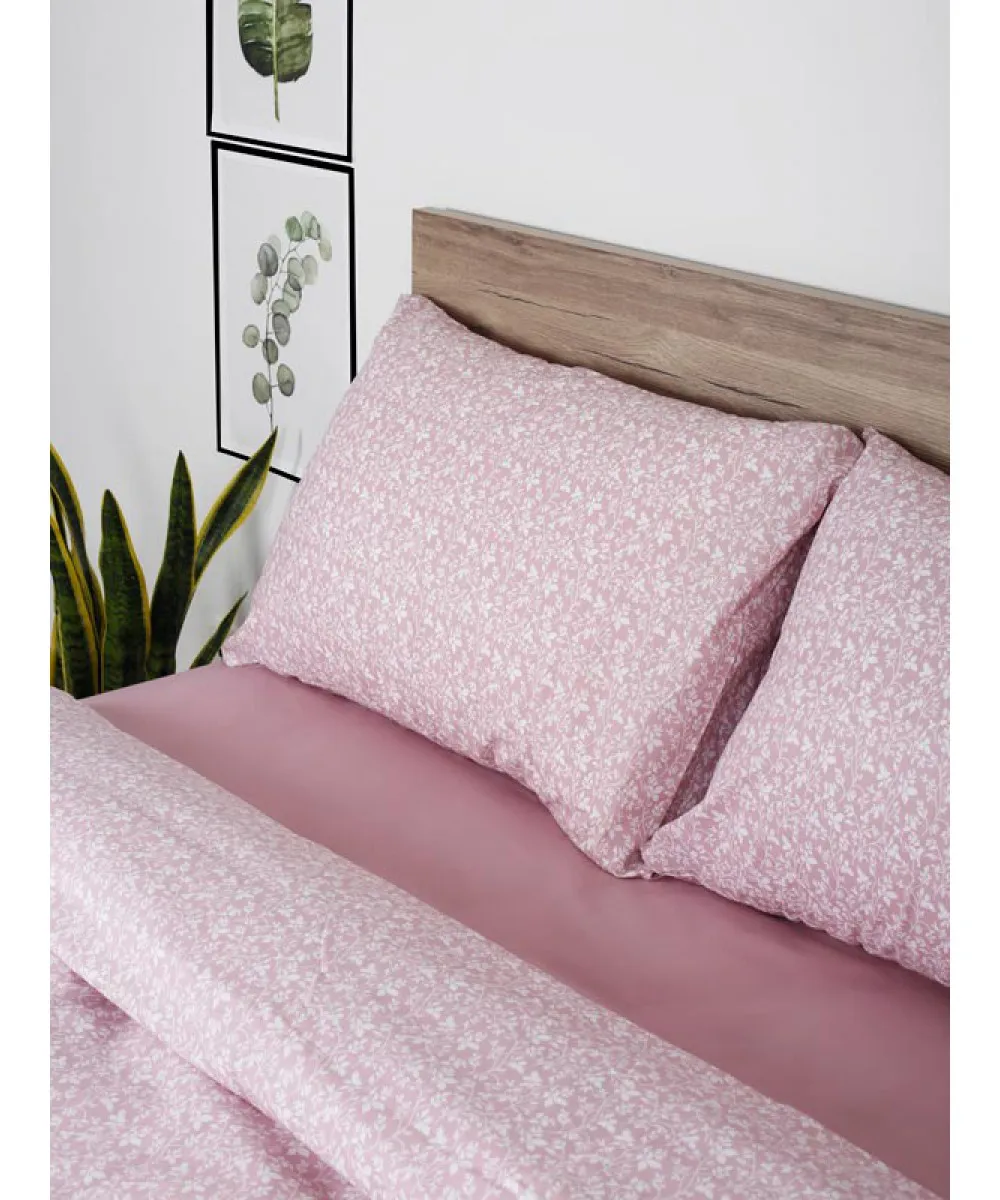 Παπλωματοθήκη Cotton Feelings 920 Pink Υπέρδιπλη (230x250)