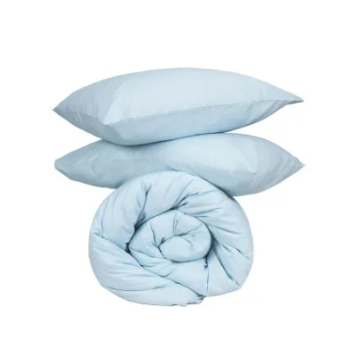 Παπλωματοθήκη Cotton Feelings 103 Light Blue Υπέρδιπλη (230x250)