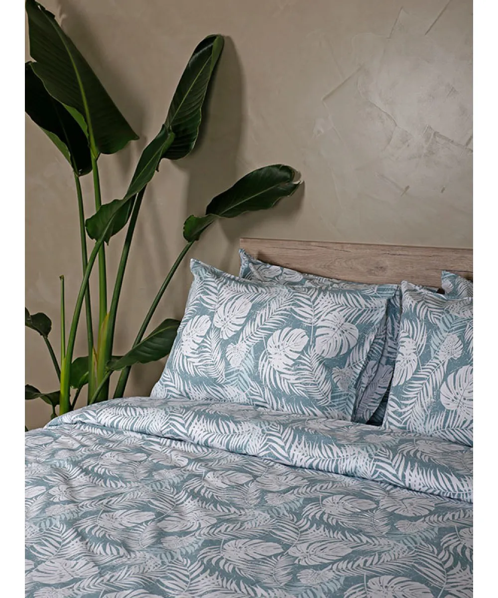 Παπλωματοθήκη Cotton Feelings 2038 Aqua Υπέρδιπλη (230x250)