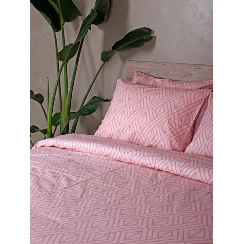 Παπλωματοθήκη Cotton Feelings 2042 Pink Υπέρδιπλη (230x250)