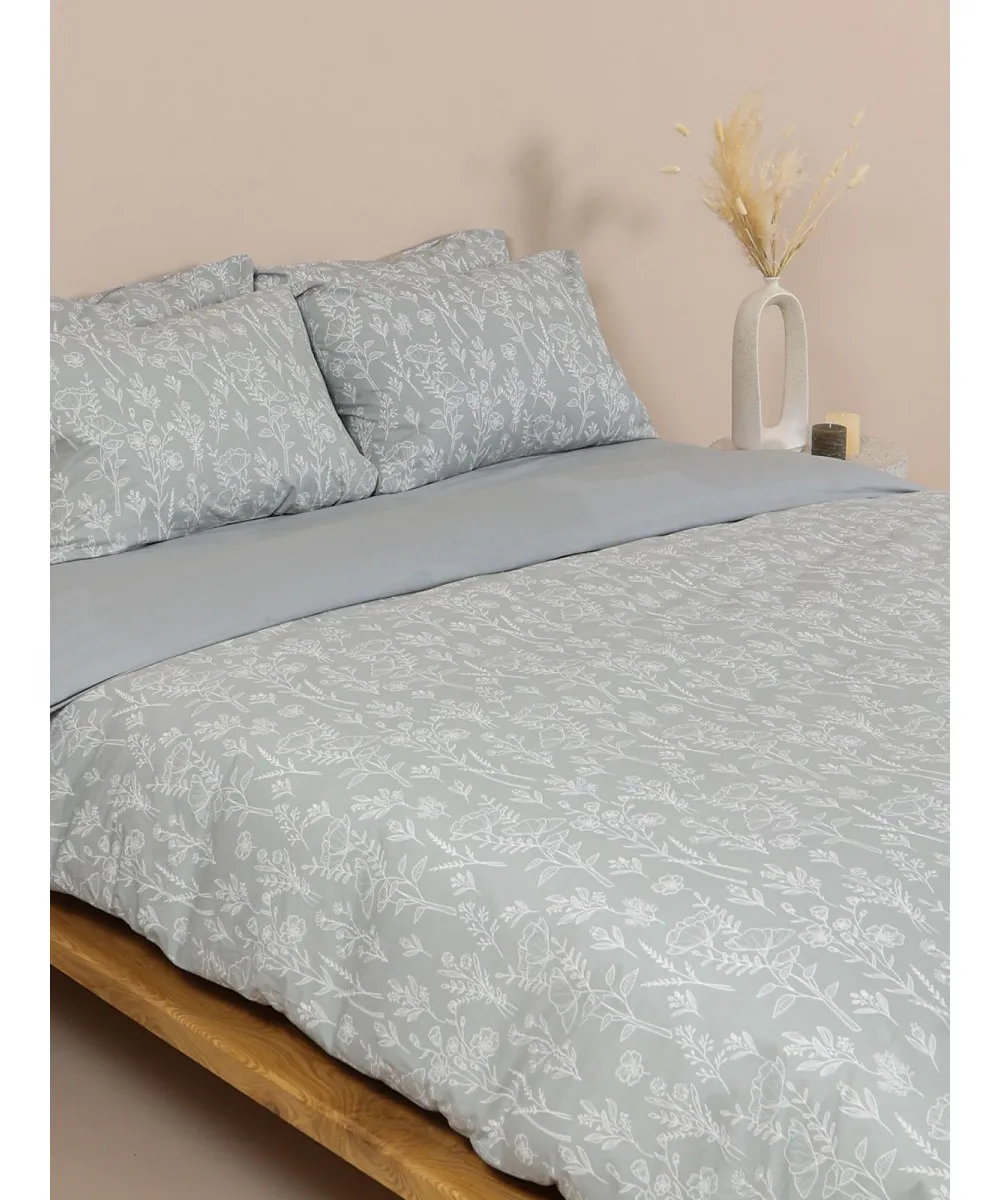 Παπλωματοθήκη Cotton Feelings 2050 Grey Υπέρδιπλη (230×250)