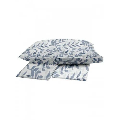 Παπλωματοθήκη Menta Εμπριμέ 050 Blue Υπέρδιπλη (230x250)