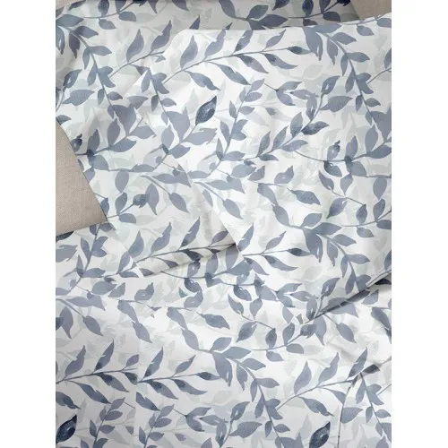 Παπλωματοθήκη Menta Εμπριμέ 050 Blue Υπέρδιπλη (230x250)