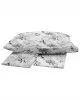 Παπλωματοθήκη Menta Εμπριμέ 070 Grey Υπέρδιπλη (230x250)