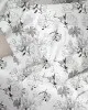 Παπλωματοθήκη Menta Εμπριμέ 070 Grey Υπέρδιπλη (230x250)