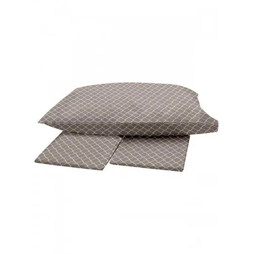 Παπλωματοθήκη Menta Εμπριμέ 530 Grey Υπέρδιπλη (230x250)