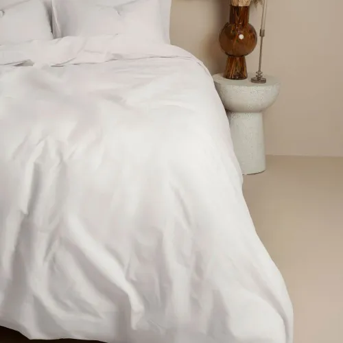 Παπλωματοθήκη Cotton Feelings 100 White Μονή (170x250)
