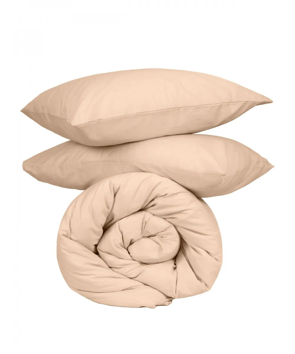 Παπλωματοθήκη Cotton Feelings 110 Beige Μονή (170x250)