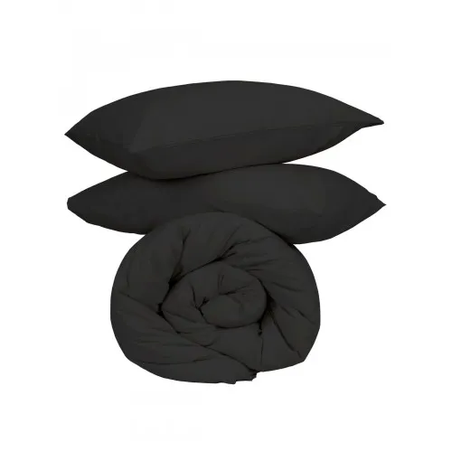 Παπλωματοθήκη Cotton Feelings 111 Black Μονή (170x250)