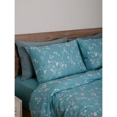 Παπλωματοθήκη Cotton Feelings 924 Aqua Μονή (170x250)