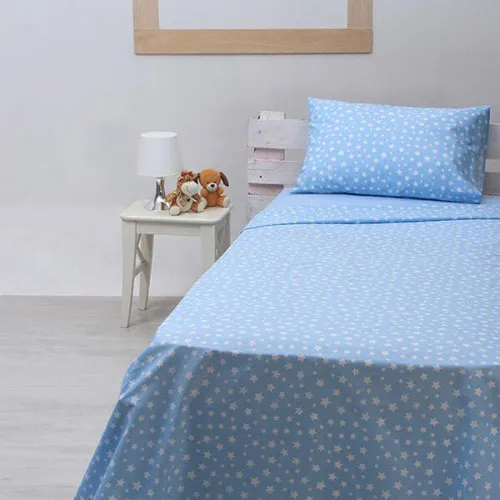 Παπλωματοθήκη Cotton Feelings 22 Blue Μονή (170x250)
