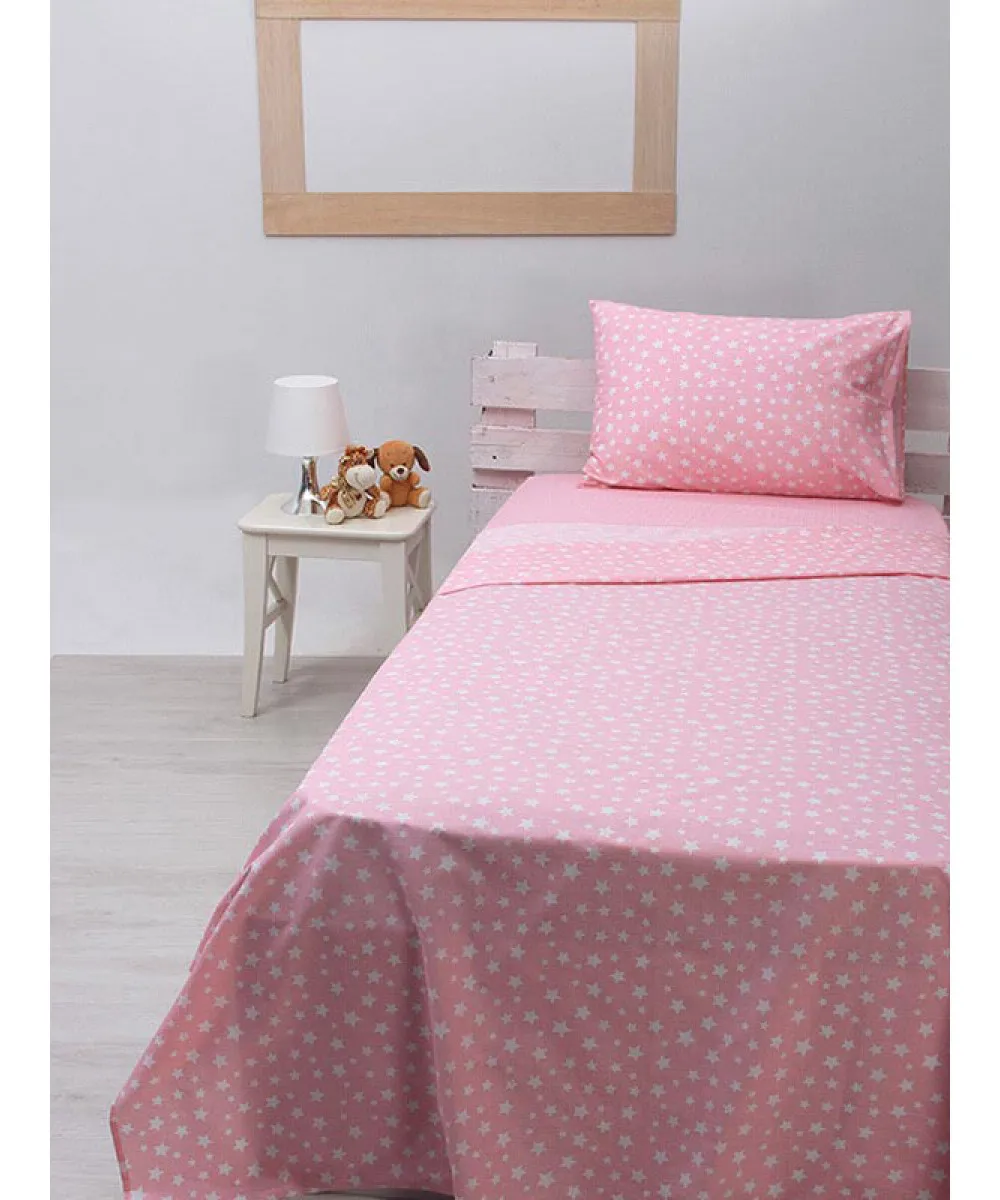 Παπλωματοθήκη Cotton Feelings 22 Pink Μονή (170x250)