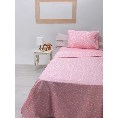 Παπλωματοθήκη Cotton Feelings 22 Pink Μονή (170x250)