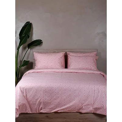 Παπλωματοθήκη Cotton Feelings 2042 Pink Μονή (170x250)
