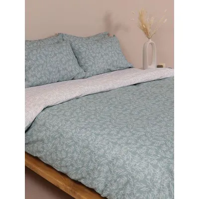 Παπλωματοθήκη Cotton Feelings 2052 Aqua Μονή (170×250)