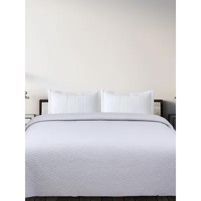 Κουβερλί Voielo Light Grey Υπέρδιπλο (220x240)