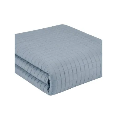 Κουβερλί Check Grey King Size (240x250)