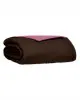 Κουβερλί percale μονόχρωμο Brown/Pink Μονό (160x220)
