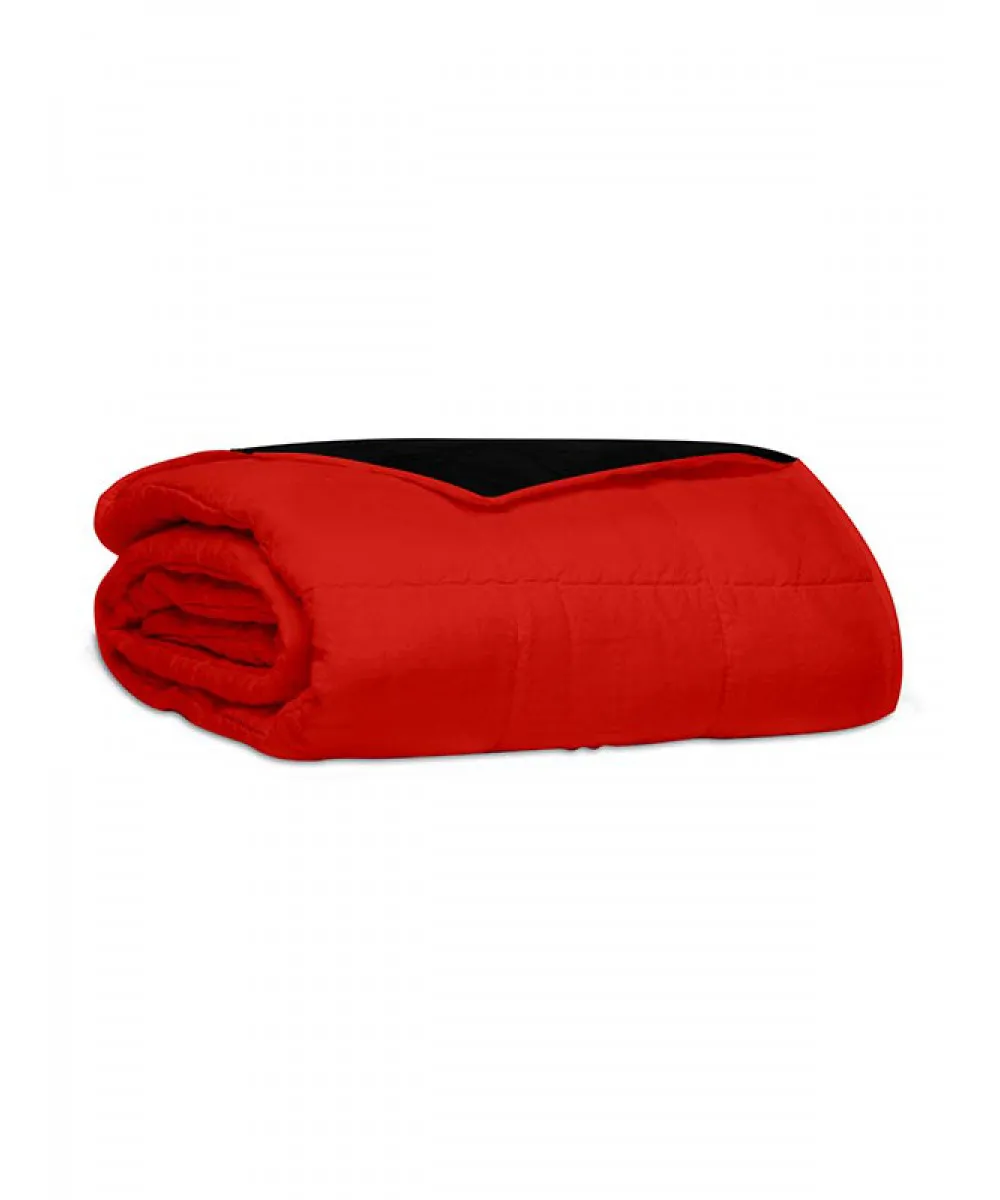 Κουβερλί percale μονόχρωμο Red Μονό (160x220)